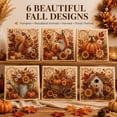 thumbnail image 2 of Autumn Pearl Painting Kit, Fall Pearl Art Kit with Rhinestones and Beads, Wall Decor Featuring Pumpkin, Maple Leaves, Forest Animals and Harvest Designs,Thanksgiving Decoration and Gift for Adults, 2 of 10