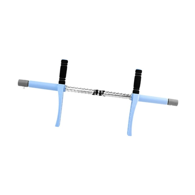 S SERENABLE Thigh Training Bar AntiSlip Leg Exerciser Pole for Yoga Strengthening Adults Blue