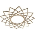 thumbnail image 2 of Ekena Millwork 36"OD x 13 7/8"ID x 1/4"T Eleanor Wood Fretwork Pierced Ceiling Medallion, Red Oak, 2 of 3