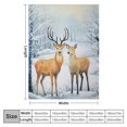 thumbnail image 4 of COMIO Deer Throw Blanket, Adorable Super-Soft Deer Blanket for Girls, Boys, Adults, Teen, Kids, and Children, Cute Winter Blanket Warm and Cozy Throw for Bed, Crib or Couch, 4 of 6