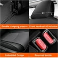 thumbnail image 5 of IKABEVEM Car Seat Cover for Toyota Corolla (L,LE) 2020 2021 2022 2023 2024- Full Set Black+Gray, 5 of 5