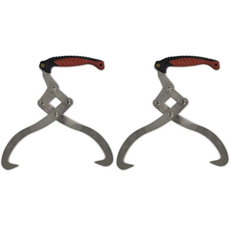 

Topcobe Log Lifting Hook with Handle for Home Set of 2 Sliver