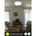 thumbnail image 2 of Dimmable LED Ceiling Light, 24W 2400LM 3000K-6000K, Adjustable Ceiling Lamp with Remote Control, IP44 Waterproof, 30CM2.5 Ultra-thin Ceiling Light for Bedroom, Bathroom, Kitchen, Living Room, 2 of 5