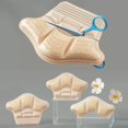 thumbnail image 3 of Soumake 1 Pair Heel Sticker Trimmable Self-adhesive Anti-heel Drop No Sticky Residue Shrinking Size Shoe Heel Anti-Wear Cushion Pad Daily Wear, 3 of 7