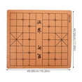 thumbnail image 2 of PENIKOKO 1 Set Rectangular Chinese Chess Board for Educational and Traditional Chinese Game, Size 19.3 x 17.5 x 0.08 Inches, 2 of 8