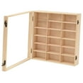 thumbnail image 1 of Milaget Wooden Toy Car Display Case Multifunctional Organizer Model Car Storage Rack 18 Grid, 1 of 9