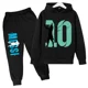 thumbnail image 2 of 2024 HOT kid kickball Head Print Ropa de fútbol para niños Ropa deportiva de primavera y otoño para niños Sudadera con capucha Messi Pantalones Traje informal de 2 piezas, 2 of 5