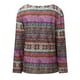 thumbnail image 3 of Gibobby Sudadera larga con cremallera Sweater Blause Ladies Neckline Fleece Manga larga impresa V Cuello bordado Mujeres Hoodies & Sudaderas （Rosa， L), 3 of 5