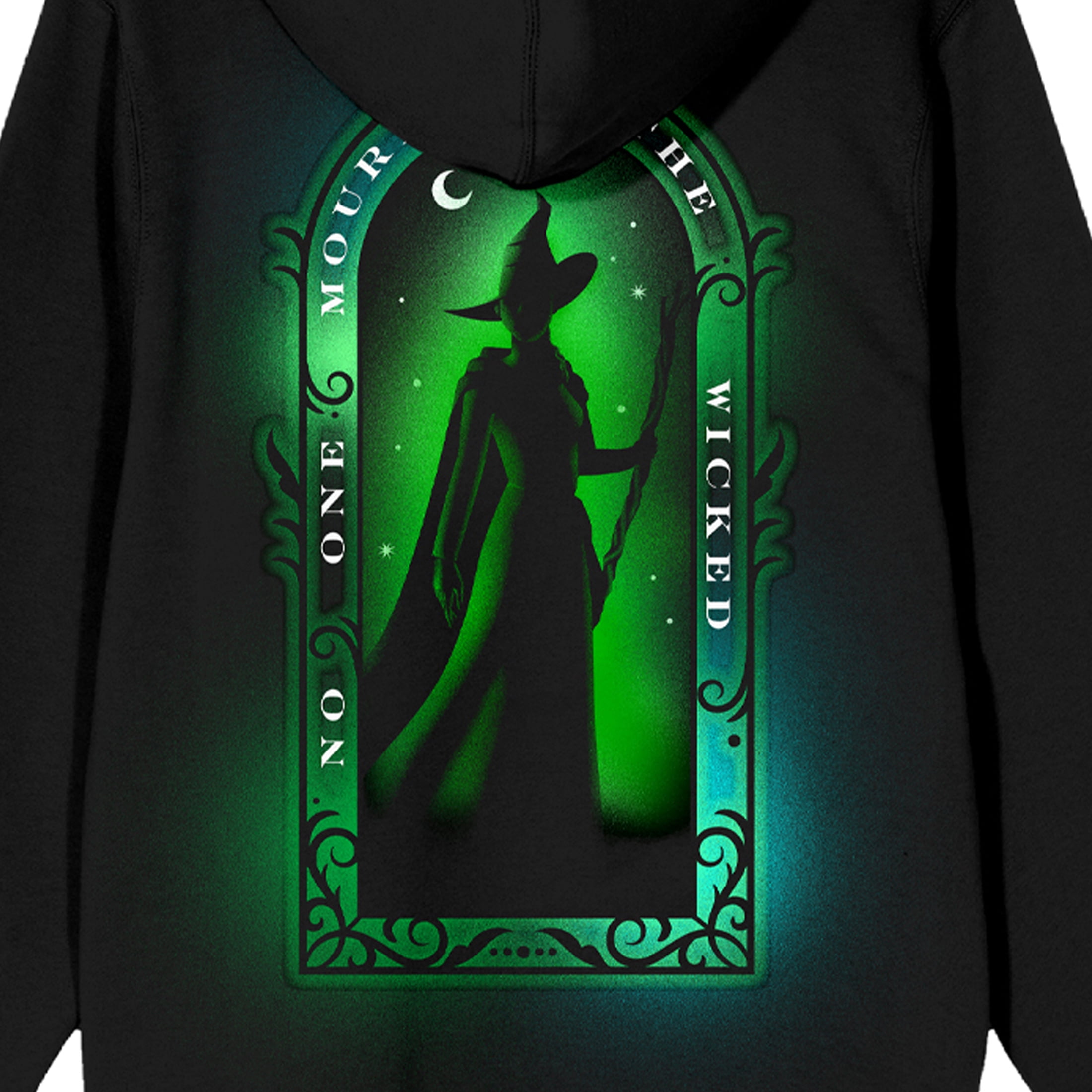 Wicked Part One No One Mourns The Wicked Women's Long Sleeve Hooded Sweatshirt-Large