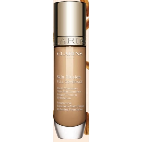 Clarins Paris Skin Illusion Full Coverage Long Wear Hydrating Foundation - Shade 106N, 30 ml
