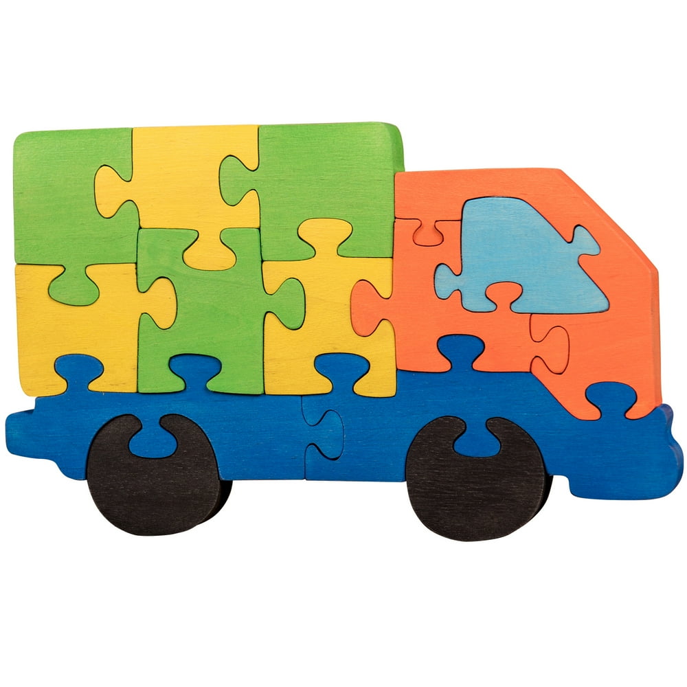Oxemize Thick Wooden Jigsaw Puzzles for Toddlers Kids 2 3 4 5 Years Old