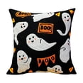 thumbnail image 2 of Antqov Halloween Pillow Covers 18x18" Cute Ghosts Pumpkin Throws Pillow Cover Spooky Soft Pillowcase for Couch Sofa Chair Bedroom Fall Decor Gift, 2 of 6