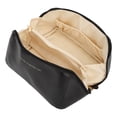 thumbnail image 3 of Bolsa De Almacenamiento De Cosméticos, Bolsa De Cosméticos Portátil De Cuero PU, Mano De Obra Fina Negra Para Viajes Para Baño ANGGREK Cosmetic Bag, 3 of 8