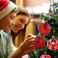 thumbnail image 2 of 101Pcs Christmas Ball Set Fade Resistant Shatterproof Fine Workmanship Easy to Hang Unbreakable Christmas Tree Decoration Reusable Decorate Christmas Tree Hanging Balls for Festival, 2 of 8