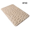 thumbnail image 4 of Wosthever Alfombrilla de baño de secado rápido, antideslizante, para ducha, , gruesa, lavable, absorbente, para baño, baño, cocina, sala de Juegos de accesorios de baño Caqui 40x60cm, 4 of 6