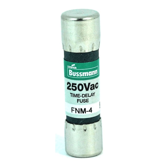 Cooper Bussmann Brand FNM-4 (FNM-4) 4Amp Time-delay Supplemental Fuses 250Vac