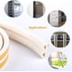 thumbnail image 1 of Cinta de sellado de puertas y ventanas tipo D blanca 10m (9 * 6mm 4-6mm espacio de sellado LingWen 8390614618145, 1 of 1