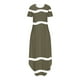 thumbnail image 3 of Vestidos de Verano de Mujer Casual Cuello Redondo Bolsillos de Manga Corta Impresión Vestido Largo, Vestido Ligero de Poliéster para Diario, Fiesta Y Primavera, 3 of 6