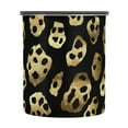 thumbnail image 2 of Golden Cheetah Leopard Print Airtight Coffee Bean Canister 17oz Food Storage Containers with Lids For Gournd, Tea, Sugar, Flour, Rice, Cereal, Candy Cookie Jar, 2 of 8
