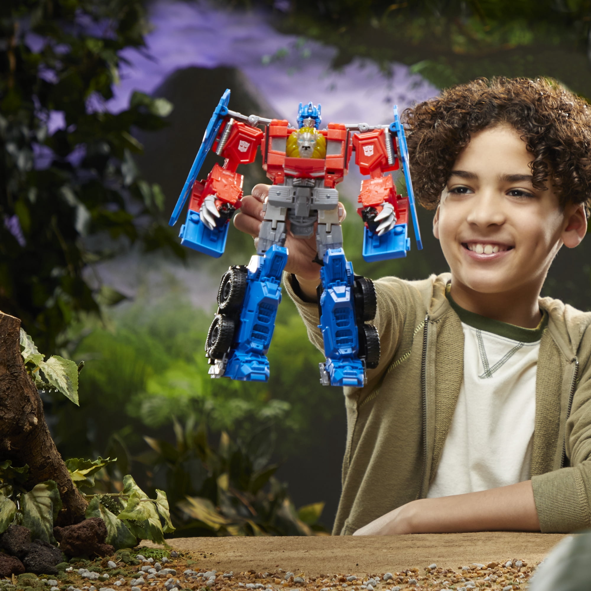 Transformers: Rise of the Beasts Beast-Mode Optimus Prime Action Figure