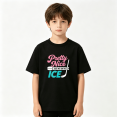 thumbnail image 2 of Pretty Nice Ice Hockey Boys Graphic Tee, Funny Sports Fan Stick Puck 100% Cotton Kids Short Sleeve T-Shirt, 2 of 5