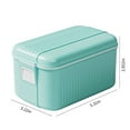 thumbnail image 3 of Caja de jabón con rodillos con agujeros de desagüe y espuma - Organizador y dispensador de jabón para baño, cocina y fregadero, 3 of 9