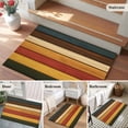 thumbnail image 5 of 2x3 Ft Entryway Area Rug, Vintage Kitchen Rug Runner Washable Floor Mat, Vintage Wooden Farmhouse Striped Non Slip Indoor Door Mat Throw Carpet for Bathroom Living Room Bedroom, 5 of 8