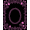 Pink, Pattern 1, variant on ODIKA 6'x9' Machine Washable Non-Slip Area Rug, Enchanting Mystical Garden Labyrinth Swirls Elegant Petals High Traffic Rug, Pink, 464534