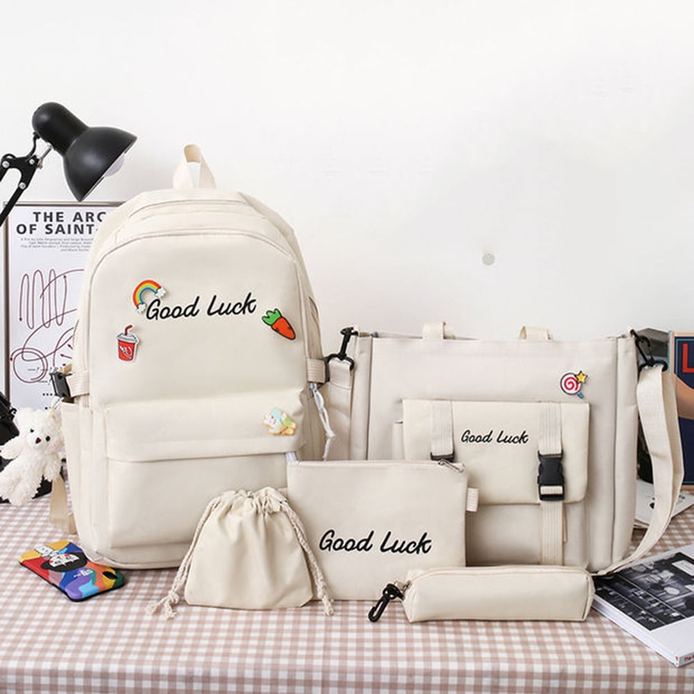 Good Luck St Patricks Day Casual Style Lightweight Canvas Backpack School Bag Handbag Work Bag Shoulder Handbag Travel Bag