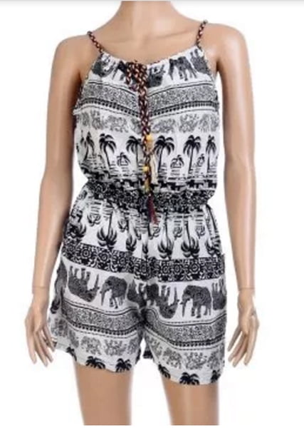 elephant romper womens