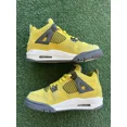 thumbnail image 2 of Ni - ke Jordan 4 Retro Lightning (2021) Size 5Y/6.5W Sneakers 408452-700 (Pre-Owned), 2 of 5