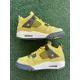 thumbnail image 2 of Ni - ke Jordan 4 Retro Lightning (2021) Size 5Y/6.5W Sneakers 408452-700 (Pre-Owned), 2 of 5