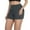 Dark Gray, variant on Uaswgudfs Women's High-Waisted Yoga Shorts - Seamless Stretch Fabric for Gym Workouts & Athletic Support Black XL