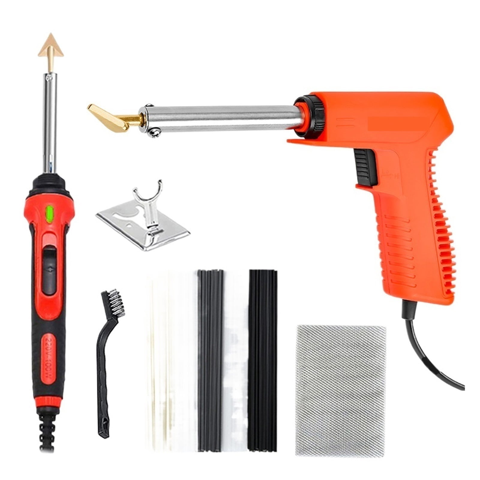 100W Car Bumper Repair Tools,Repair Soldering Iron, Leather Ironing Tools Plastic Welding Kit Electric Soldering Iron ,Power Tools