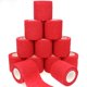 thumbnail image 1 of Venda cohesiva autoadhesiva KEQCQE de 5 cm, roja, 12 rollos, 1 of 3