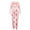 thumbnail image 5 of Owordtank Plus Size Valentines Day Sweatsuits for Women Sets 2 Piece Outfits Casual Lounge Sets Two Piece Sweat Suits S-5XL, 5 of 6