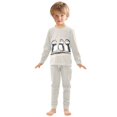 thumbnail image 6 of FORMRS Long Sleeve Top and Pants Pajama Set for Niños 2-Piece Sleepwear, Sizes 18M-8Y, Cute Puffin, 6 of 6