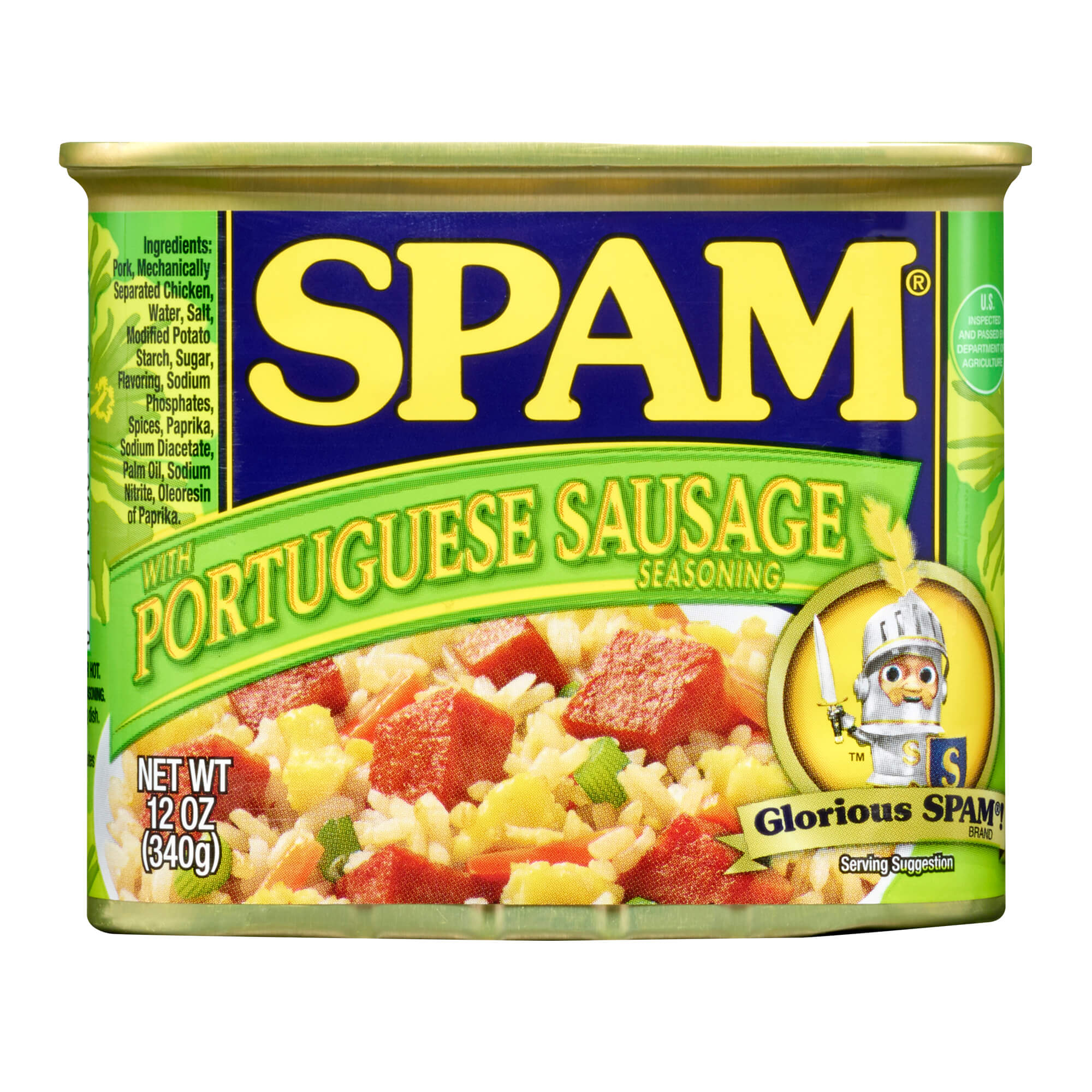 (2 pack) SPAM Portuguese Sausage, 12 Ounce Can