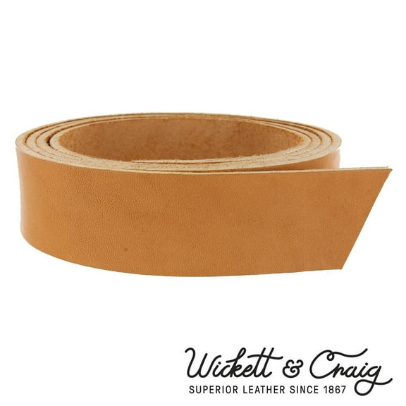 Wickett & Craig Skirting Leather Strap, Russet, 55" to 60" Long, 8-10oz & 10-12oz