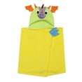 thumbnail image 1 of Toalla de baño ZOOCCHINI para niños, felpa, con capucha, Drool The Dragon, 1 of 4