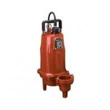 Liberty LEH152M2-2, LEH150 Series, Manual Submersible Sewage Pump, 1-1/2 HP, 208-230 Volts, 1 Phase, 2" Flanged Discharge, 200 GPM Max, 70 ft Max Head, 25 ft Cord