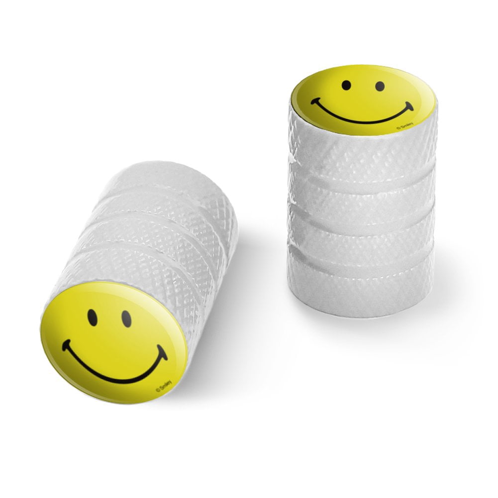 Smiley Smile Happy Yellow Face Motorcycle Bicycle Bike Tire Rim Wheel ...