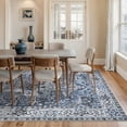 thumbnail image 3 of Bloom Rugs Washable Non-Slip 9x12 Rug - Blue Traditional Oriental Area Rug for Living Room, Bedroom, Dining Room, and Kitchen - Exact size: 9' x 12', 3 of 10