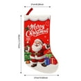 thumbnail image 3 of Fmbmuo 1Pcs Christmas Gift Bags Christmas Socks Medium Multicolor Decorations Reusable Cloth Neon Christmas Bag for Family Gatherings, 3 of 5