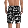 thumbnail image 4 of Lsque Pasta Bacon Mens Sleep Pajama Shorts,Short Pajama Pants, Cotton Ultra-Soft Knit-Medium, 4 of 9