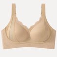thumbnail image 2 of Women Adjustable Strap Seamless Bra, Front Buckle Smoothing No Underwire Bras, Gathered Support Lingerie, 2 of 8