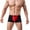 Black, variant on Mens Underwear Briefs Men'S Mid Wasited Color Blocking Bowknot Icing Silk Breathable Boxer Briefs