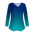 thumbnail image 4 of Women's Blouses Casual Fall Long Sleeve T Shirts for Women 2025 Women's Shirts Fall Casual, 4 of 5