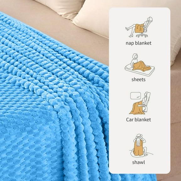 Specollect Thickened Golden Turtle Velvet Blanket, Multifunctional, Perfect for Napping & Home Decor, Machine Washable 100x70cm