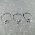 thumbnail image 2 of Open Hug Ring Gold Plated Adjustable Silver Ring With Diamond Treatment Open Mouth Fashion Jewelry For Women Today, 2 of 8